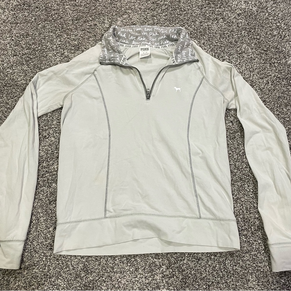 Pink half zip